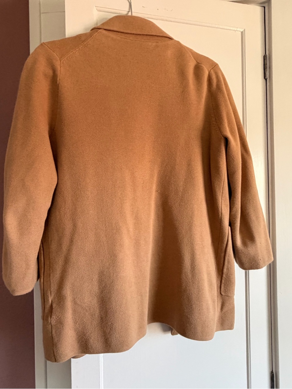 Quince Open-Front Camel Coatigan - Women's Jacket & Coat - Picture 3 of 3